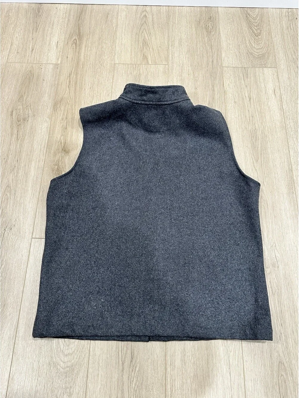 Stormy Kromer Vest Mens XL Wool Blend Full Zip Gray Outdoor